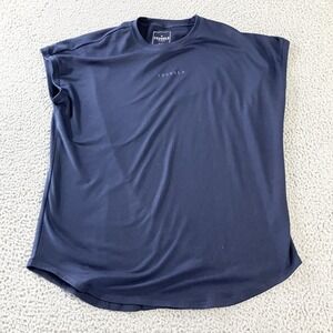 YoungLA Shirt Mens 2XL Navy Blue Athletic Workout Gym Oversized Sleeveless Tee